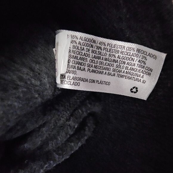 Goodfellow Tapered Fleece Cargo Jogger Pants Gray - Picture 7 of 11